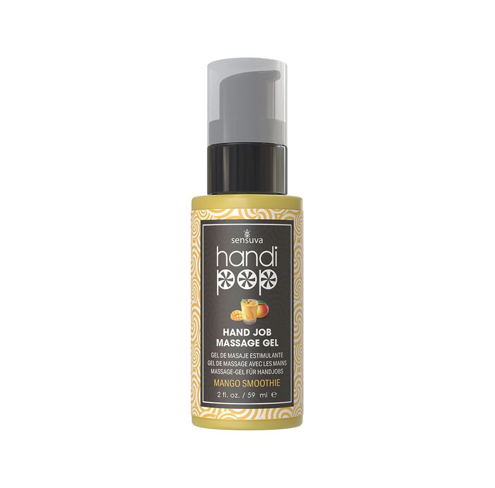 Sensuva Handipop Edible Massage Gel-Mango Smoothie 2oz